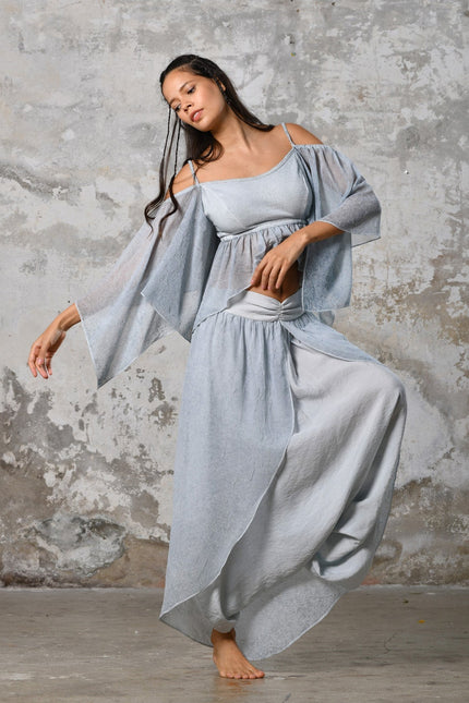 Zhenabia | VENUS Blouse in Baby Blue