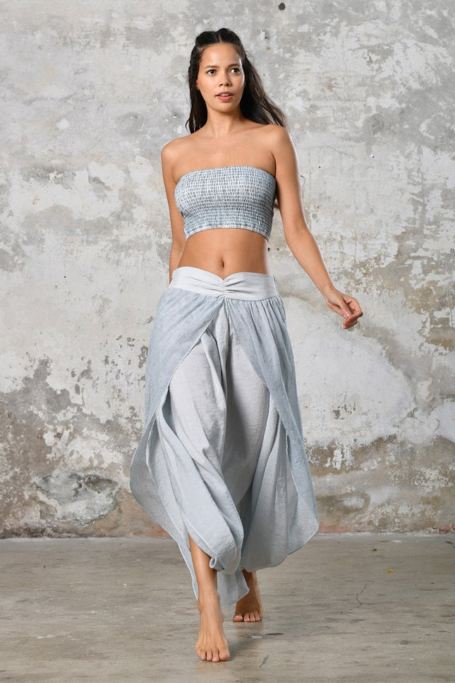 Zhenabia | Gaia Salvar in Baby Blue