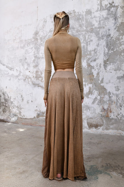 Zhenabia | ZHE Skirt in Desert Sand