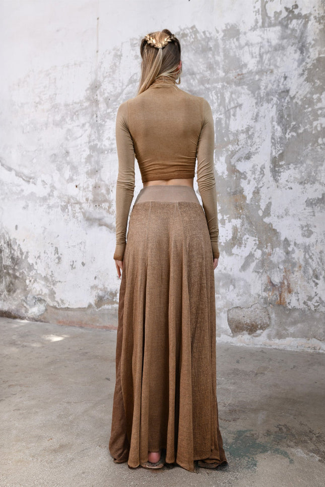 Zhenabia | ZHE Skirt in Desert Sand