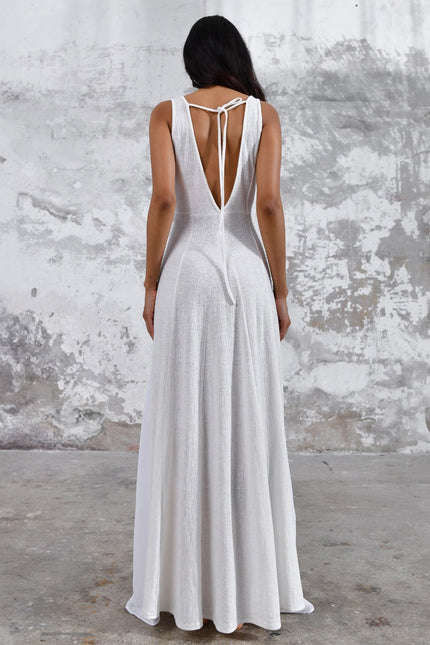 Zhenabia | ZHE Dress in White