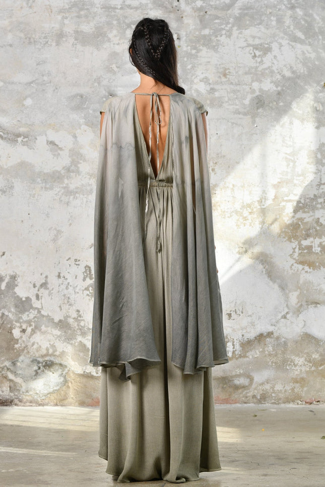 Zhenabia | FAIRY Dress in Khaki Green