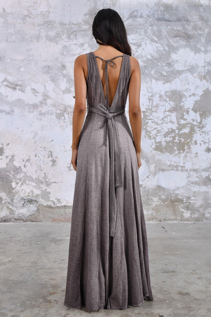 Zhenabia | ZHE Dress in Ancient Rose