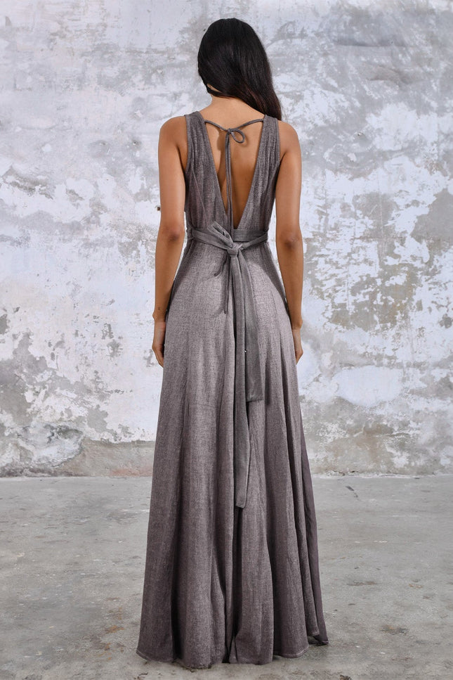 Zhenabia | ZHE Dress in Ancient Rose