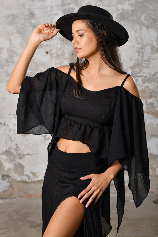 Zhenabia | VENUS Blouse in Black