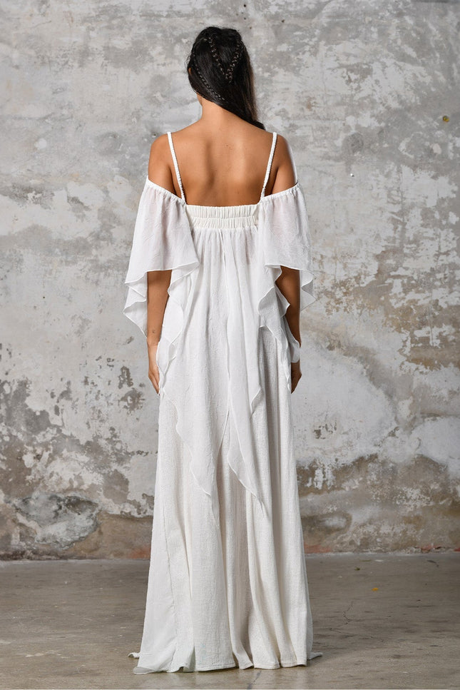 Zhenabia | VENUS Blouse in White