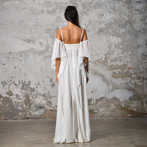 Zhenabia | VENUS Blouse in White