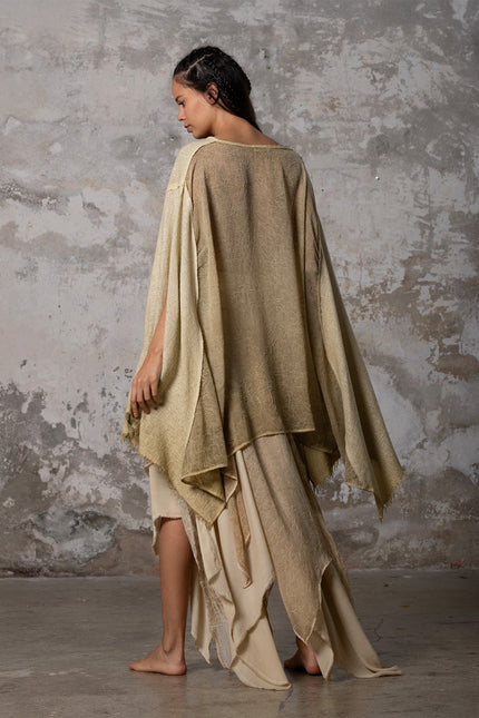 Zhenabia | Leila Top in Vintage Lemon