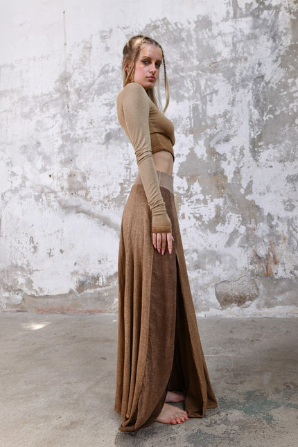 Zhenabia | ZHE Skirt in Desert Sand