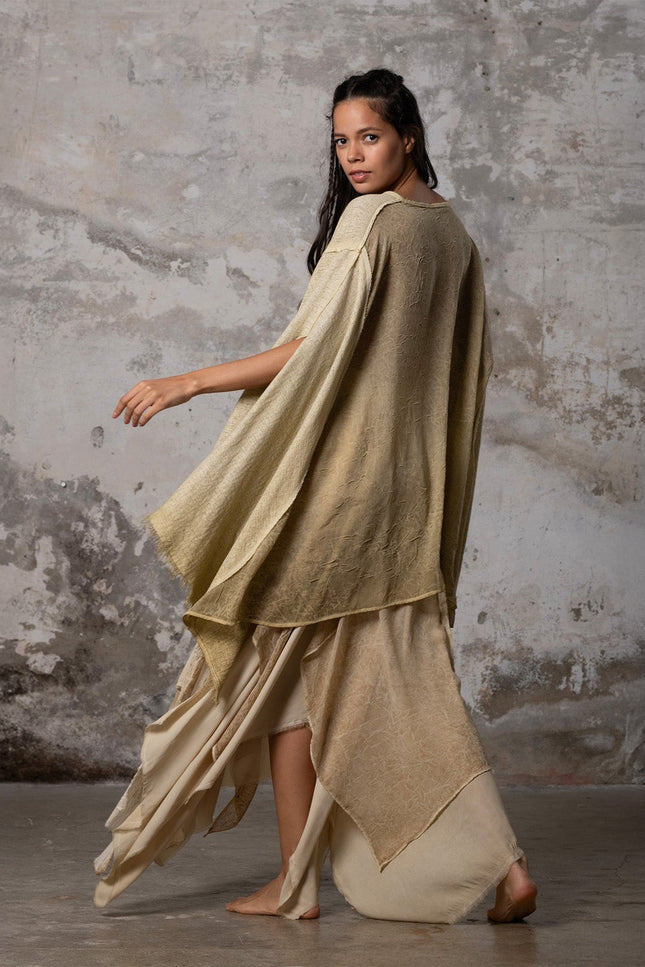 Zhenabia | Leila Top in Vintage Lemon