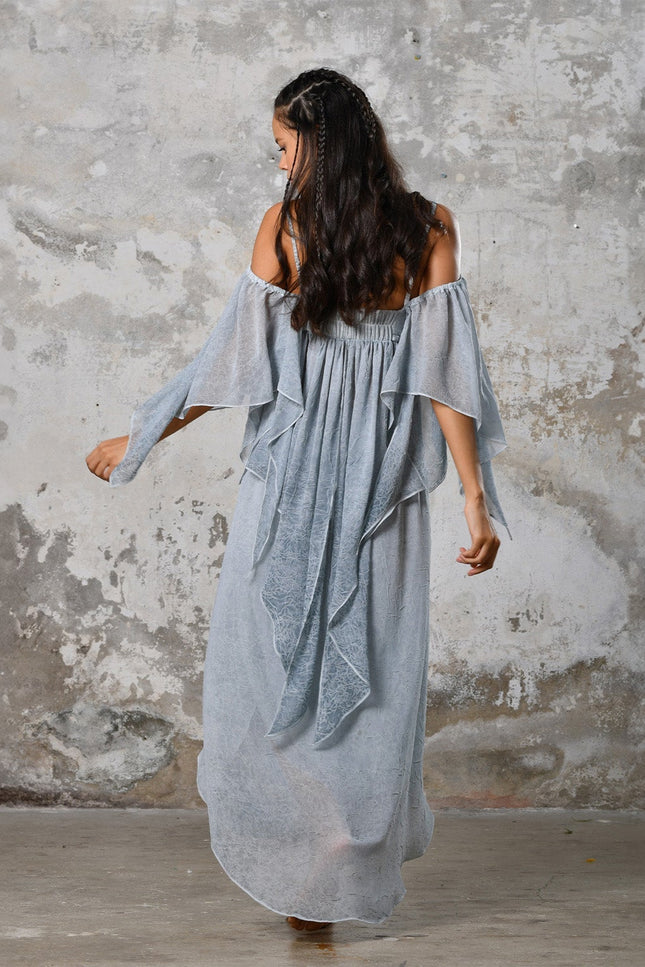 Zhenabia | VENUS Blouse in Baby Blue