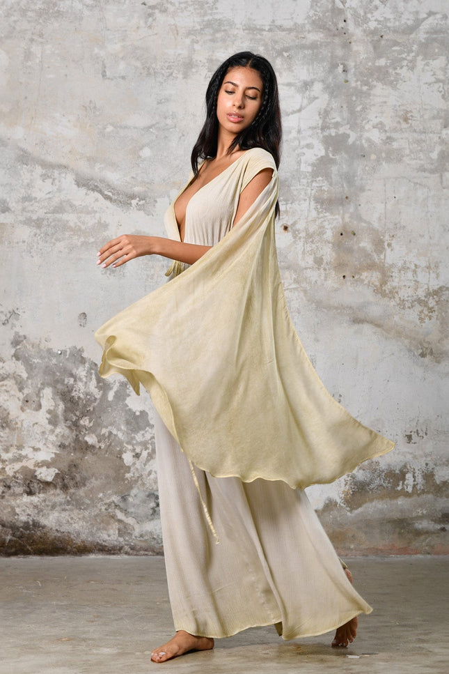 Zhenabia | FAIRY Dress in Vintage Lemon