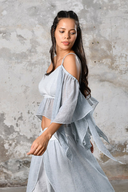 Zhenabia | VENUS Blouse in Baby Blue