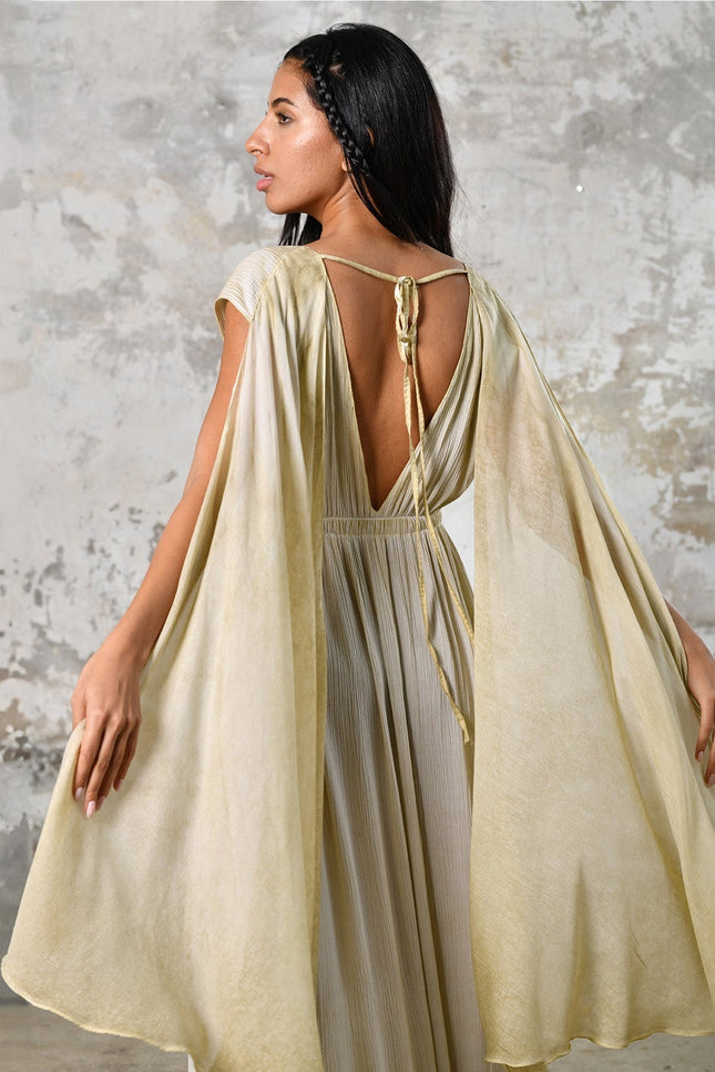 Zhenabia | FAIRY Dress in Vintage Lemon