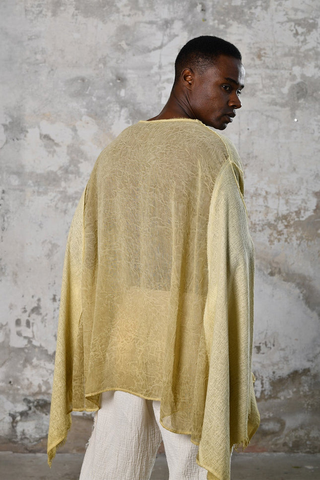 Zhenabia | Leila Top in Vintage Lemon