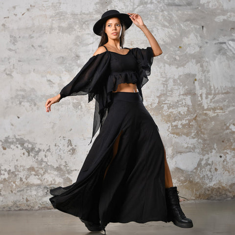 Zhenabia | VENUS Blouse in Black