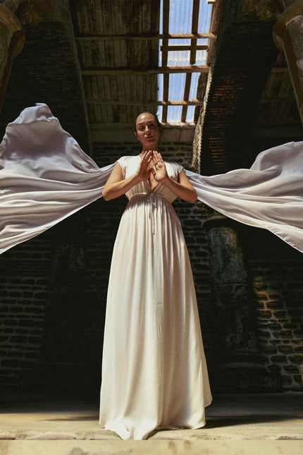 Zhenabia | FAIRY Dress in White