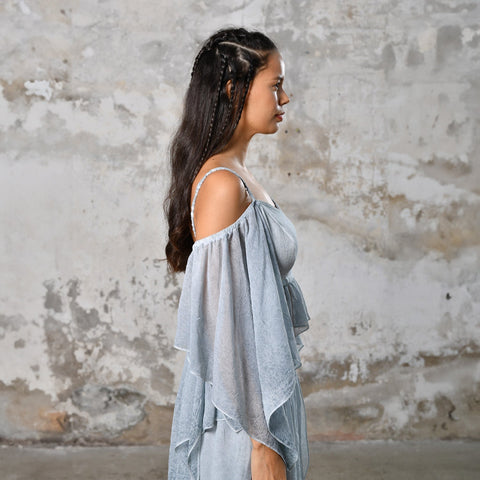 Zhenabia | VENUS Blouse in Baby Blue