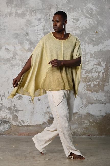 Zhenabia | Leila Top in Vintage Lemon