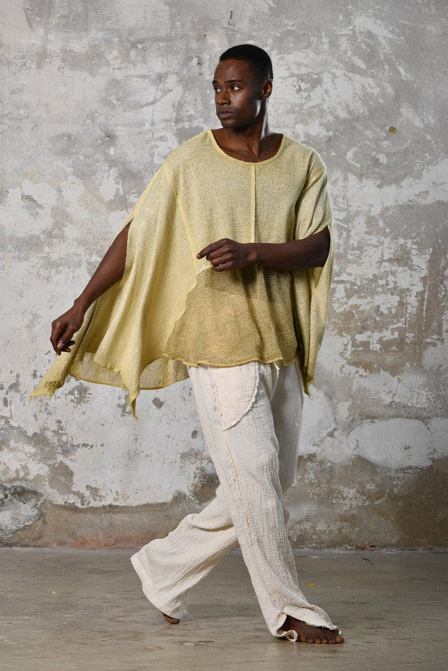 Zhenabia | Leila Top in Vintage Lemon
