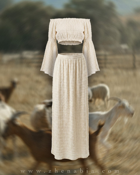 Zhenabia | Zaria Off Shoulder Blouse