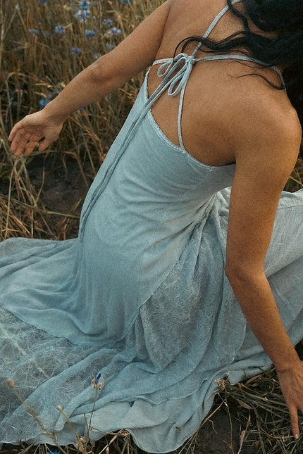 Zhenabia | Aria Blouse in Baby Blue