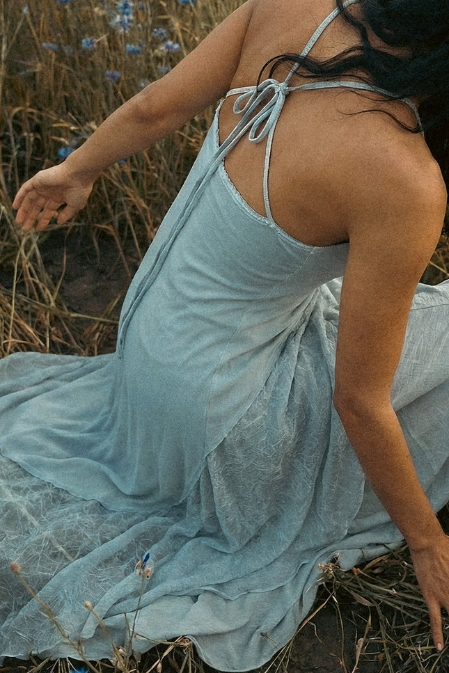Zhenabia | Aria Blouse in Baby Blue
