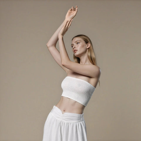 Zhenabia | Gaia Salvar in White