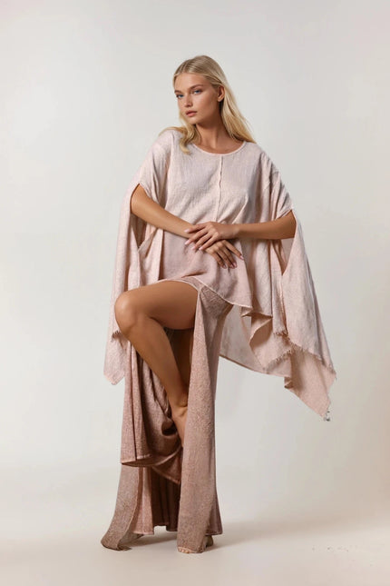 Zhenabia | Leila Top in Powder Pink