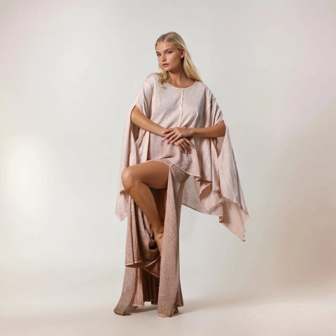 Zhenabia | Leila Top in Powder Pink