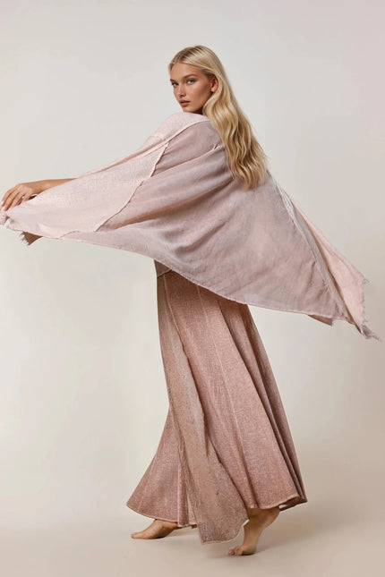 Zhenabia | Leila Top in Powder Pink