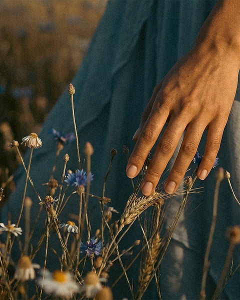 Zhenabia | Aria Blouse in Baby Blue
