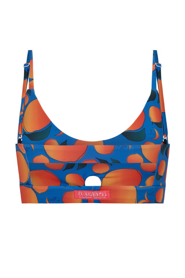 RUBISNACKS Barcelona | Artemis Sports Bra orange & blue