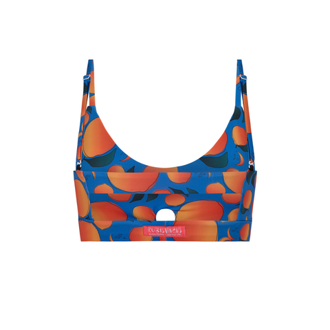 RUBISNACKS Barcelona | Artemis Sports Bra orange & blue