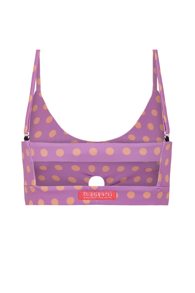 RUBISNACKS Barcelona | Artemis Sports Bra pink polka dot