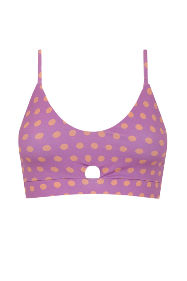 RUBISNACKS Barcelona | Artemis Sports Bra pink polka dot