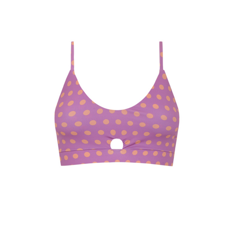 RUBISNACKS Barcelona | Artemis Sports Bra pink polka dot
