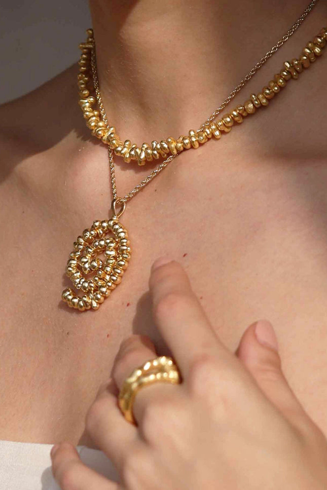 Arvino | Molten Dance of Flames Necklace