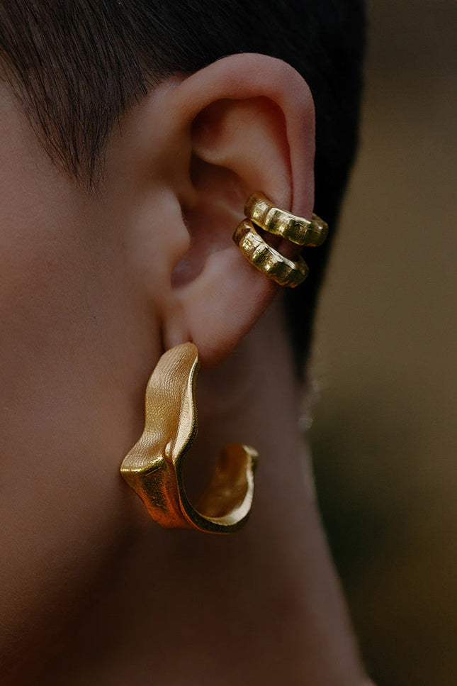 Arvino | Ancient Patina Ear Cuff ( Single Piece )