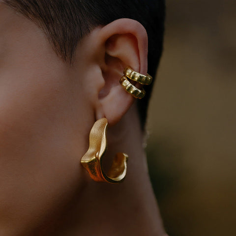 Arvino | Ancient Patina Ear Cuff ( Single Piece )