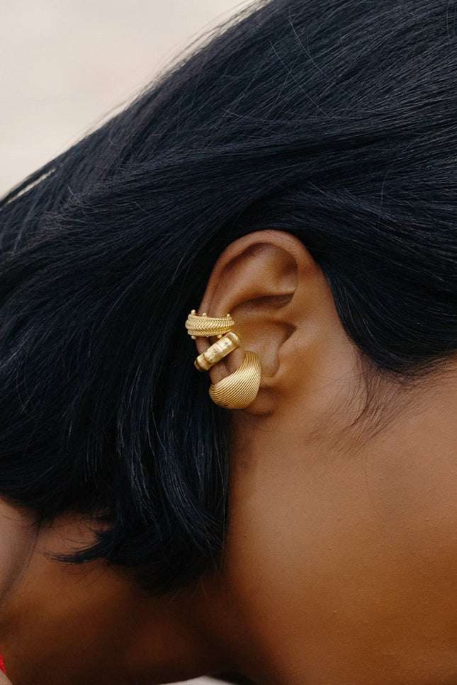 Arvino | Ancient Patina Ear Cuff ( Single Piece )