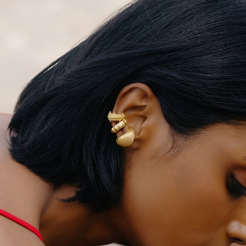 Arvino | Ancient Patina Ear Cuff ( Single Piece )