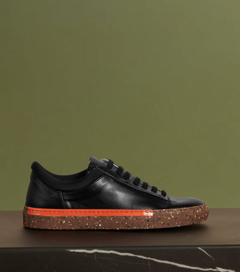 O2 Monde | Asha Sneakers black velvet