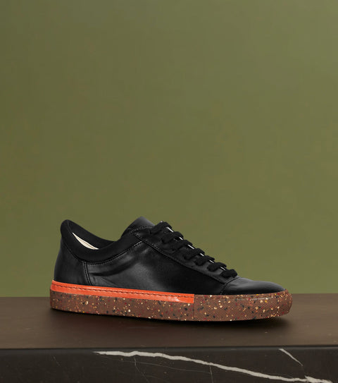 O2 Monde | Asha Sneakers black velvet