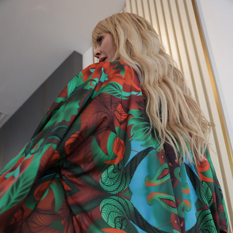 Janara Jones | Autumn Paisley Abaya Kaftan