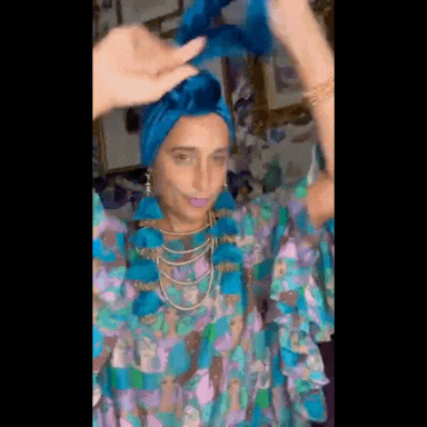 Julia Clancey I Jaffa Dragonfly Dorado Turban