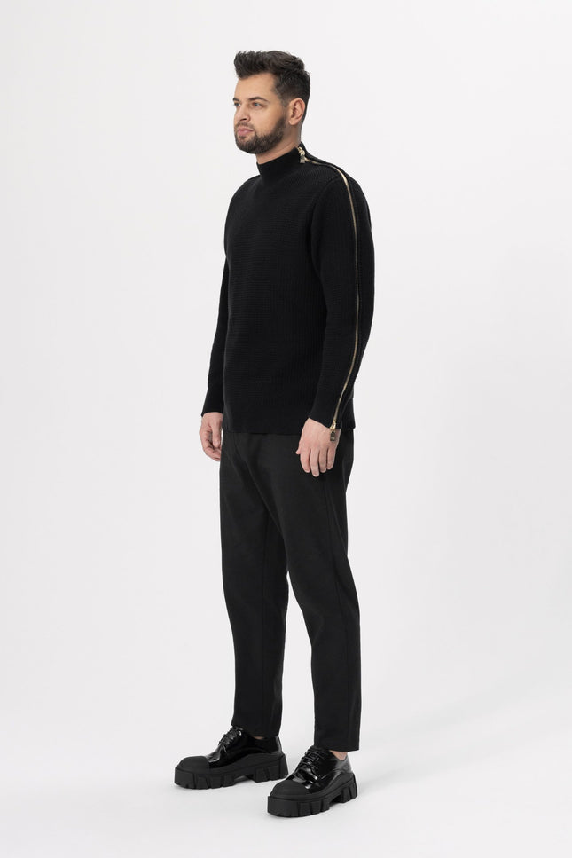 Freisi | Zipped Turtleneck Sweater