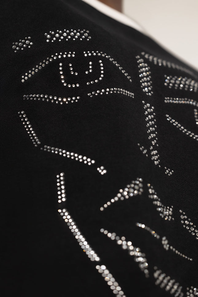 Freisi | Crystal-Encrusted Unisex Sweatshirt