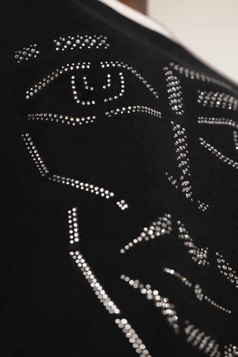 Freisi | Crystal-Encrusted Unisex Sweatshirt