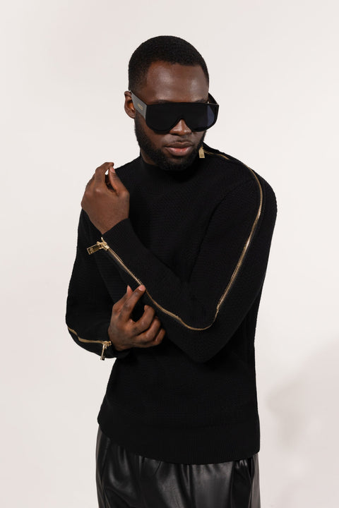 Freisi | Zipped Turtleneck Sweater